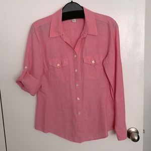 Banana Republic Pink Button Down